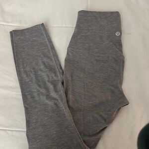 lululemon heather Charcoal Leggings
